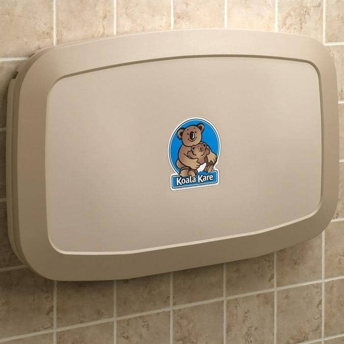 Koala Kare KB200-11 Horizontal Baby Changing Station, Wall-Mounted, Earth - TotalRestroom.com