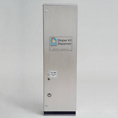 Koala Kare KB143-SS Diaper Kit Dispenser, Stainless Steel - TotalRestroom.com