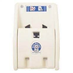 Koala Kare KB102-00 Bobrick Wall-Mounted Child Protection Seat, Cream - TotalRestroom.com