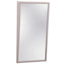 Bobrick B-2932436 Commercial Restroom Tilt Mirror, Angle Frame, 24" W x 36" H, Stainless Steel w/ Satin Finish - TotalRestroom.com