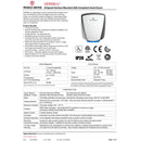 World Dryer VERDEdri Q-973A Suface-Mounted ADA Hand Dryer, Brushed Stainless Steel, Updated Part Number: Q-973A2