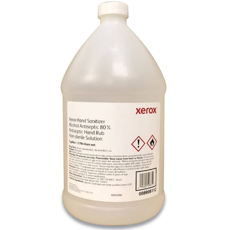 Xerox Hand Sanitizer, 1 Gal Bottle, Unscented, 4/Carton - XER008R08112 - TotalRestroom.com