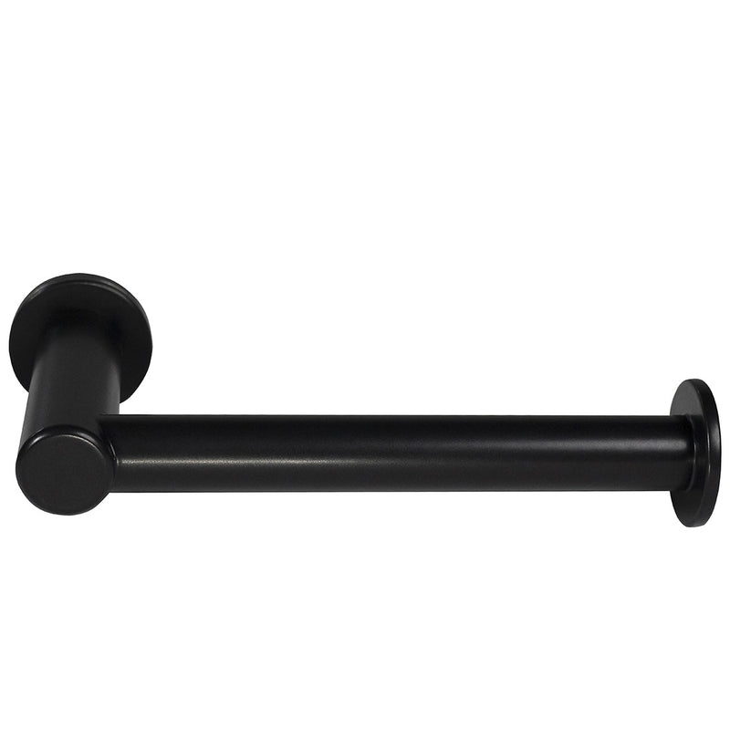 Single Roll Matte Black Toilet Paper Holder