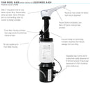 Bobrick B-824 Commercial (Liquid) Soap Dispenser, Countertop Mounted, Touch-Free, Plastic - 6.75