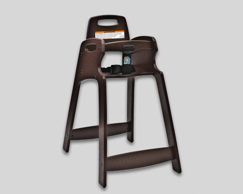 Koala Kare ECO Plastic HC (Brown) Unassembled High Chair - KB833-09-KD