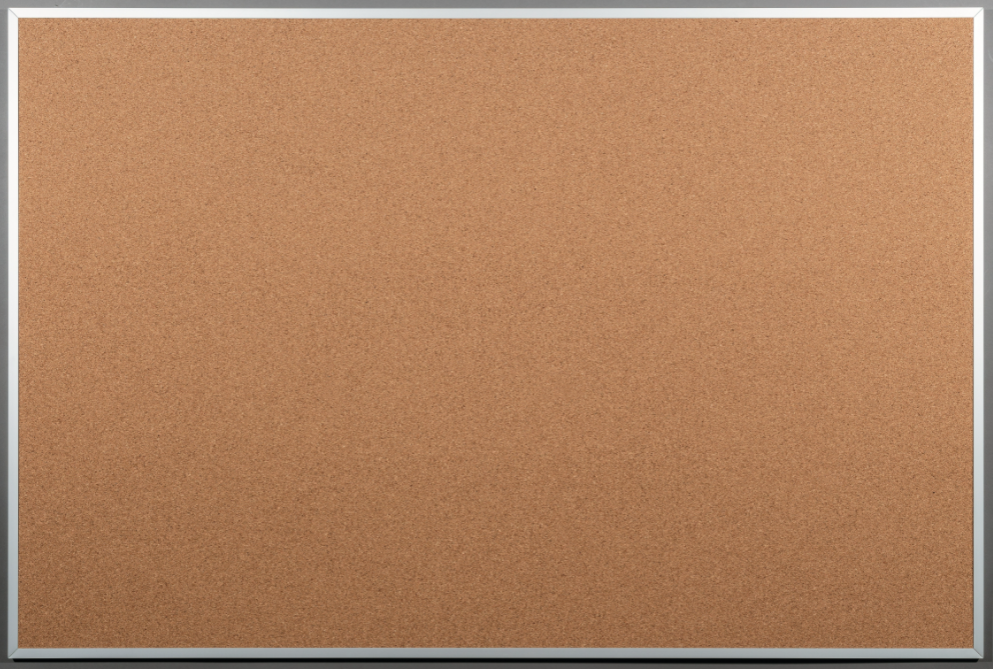 ASI 9800 Quick Ship Natural Cork Tackboard 2' X 3', Length: 36