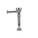 Zurn Z6000-YB-YC Aquaflush Exposed Manual Diaphragm Flush Valve with 3.5 GPF, Sweat Solder Kit, Cast Wall Flange in Chrome