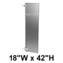 Bradley S472-18C Commercial Urinal Privacy Screen, 18"W x 42"H, Stainless Steel - TotalRestroom.com