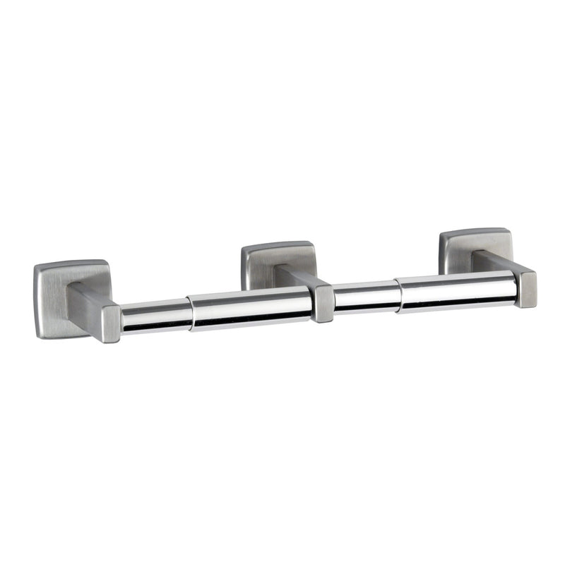 Bobrick B-6867 Commercial Toilet Paper Dispenser, Surface-Mounted, Stainless Steel w/ Satin Finish